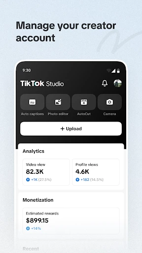 TikTok Studio screenshot