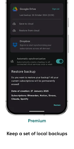 Tilla Premium screenshot
