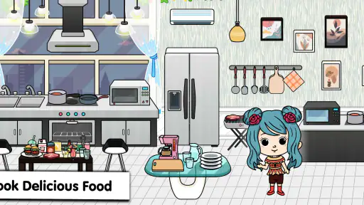Tizi Princess Home Design Game screenshot