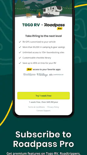 Togo RV – RV GPS and more screenshot