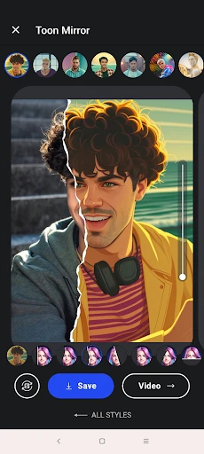 ToonMe photo cartoon maker screenshot