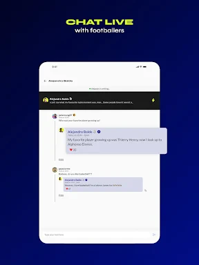 TR - Chat with Football Stars screenshot
