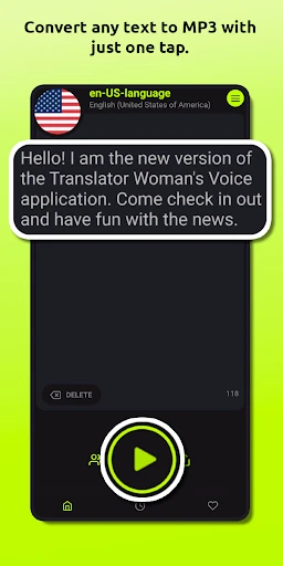 Translator Woman's Voice - TTS screenshot