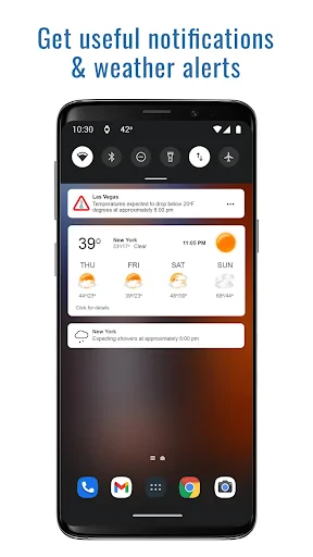 Transparent clock weather Pro screenshot