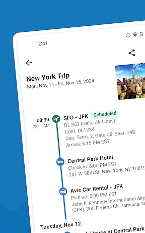 TripIt: Travel Planner screenshot
