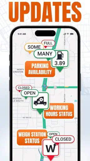Trucker Guide: Truck GPS Maps screenshot