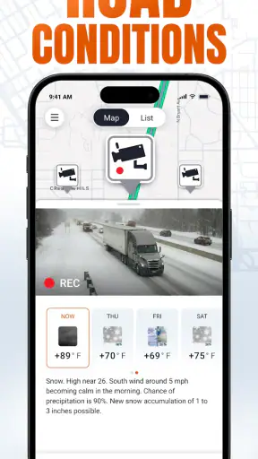 Trucker Guide: Truck GPS Maps screenshot