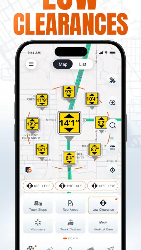 Trucker Guide: Truck GPS Maps screenshot