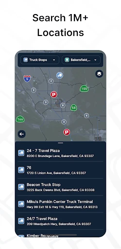 TruckMap - Truck GPS Routes screenshot