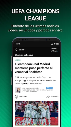 TUDN: TU Deportes Network screenshot