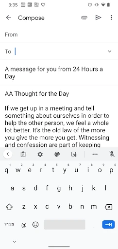 Twenty-Four Hours a Day screenshot