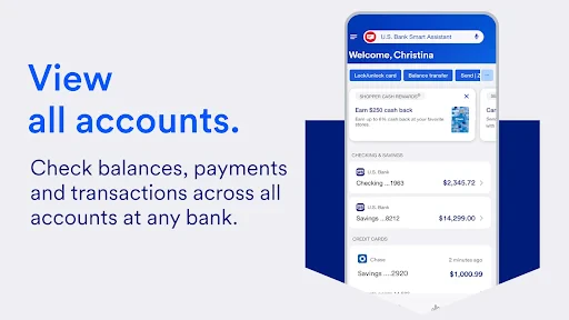 U.S. Bank Mobile Banking screenshot