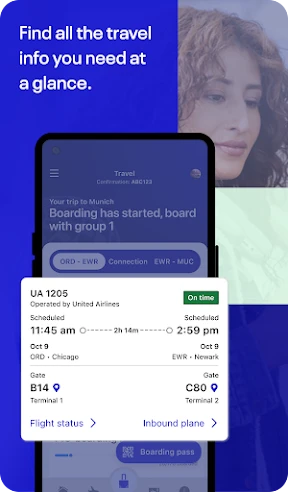 United Airlines screenshot