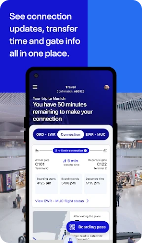 United Airlines screenshot