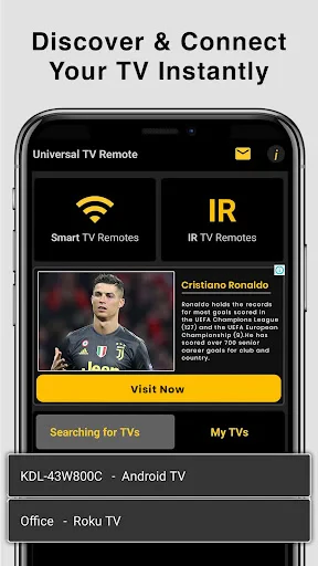 Universal TV Remote Control screenshot
