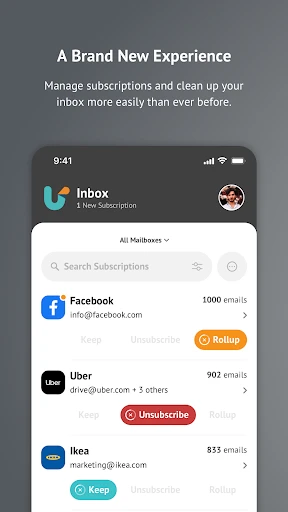 Unroll.Me - Email Cleanup screenshot