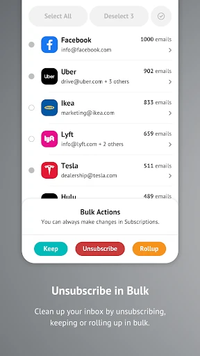 Unroll.Me - Email Cleanup screenshot