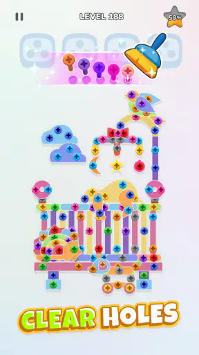 Unscrew Nuts Sort: Pin Puzzle screenshot