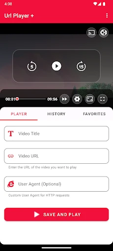 Url Player + screenshot