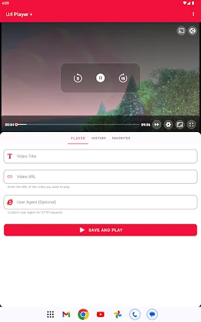 Url Player + screenshot