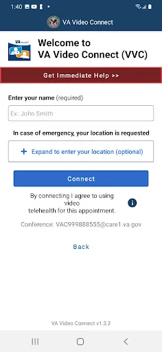 VA Video Connect screenshot