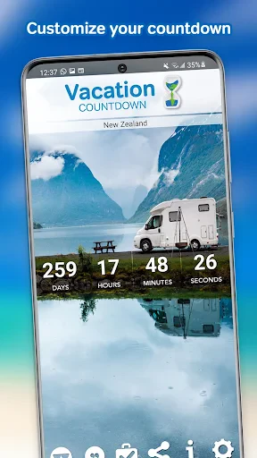 Vacation Countdown App screenshot