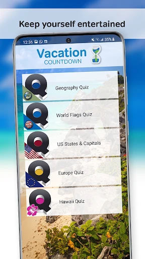 Vacation Countdown App screenshot