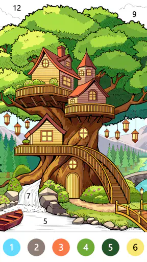 Vivid Color Paint By Number screenshot
