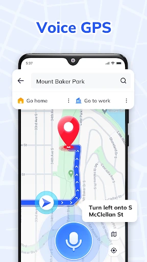 Voice GPS Navigation: GPS Map screenshot