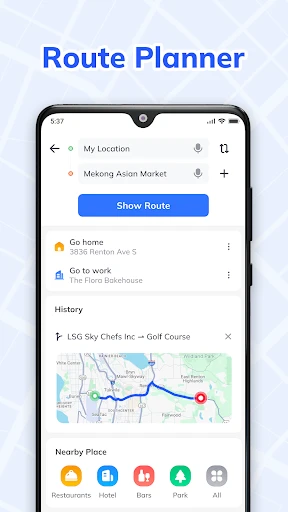 Voice GPS Navigation: GPS Map screenshot