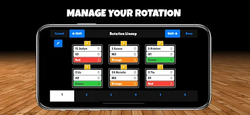 Volleyball Rotations screenshot