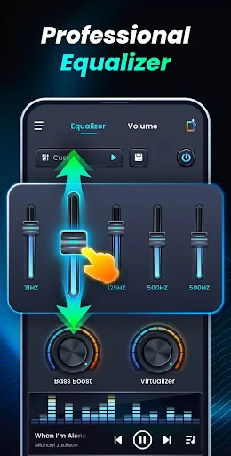 Volume Bass Booster, Equalizer screenshot