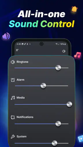 Volume Control Sound Launcher screenshot