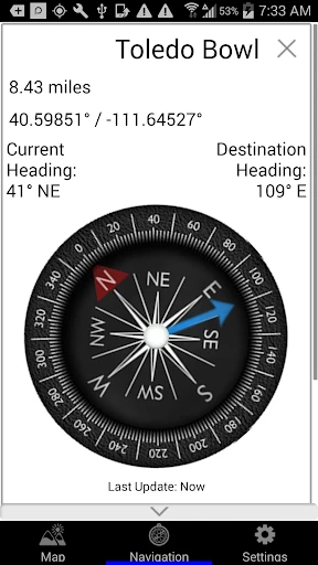 Wasatch Backcountry Skiing Map screenshot