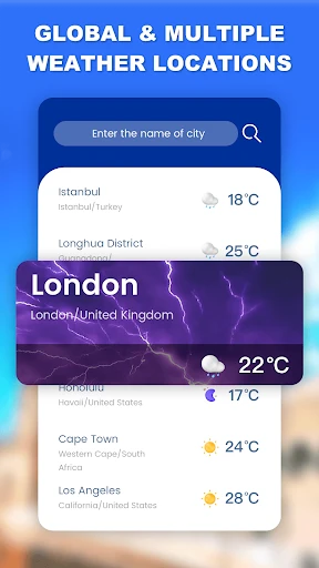 Weather app - Radar & Widget screenshot