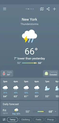 Weather & Clima - Weather Sky screenshot