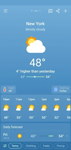 Weather & Clima - Weather Sky screenshot