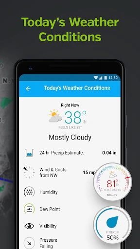 Weather data & microclimate :  screenshot