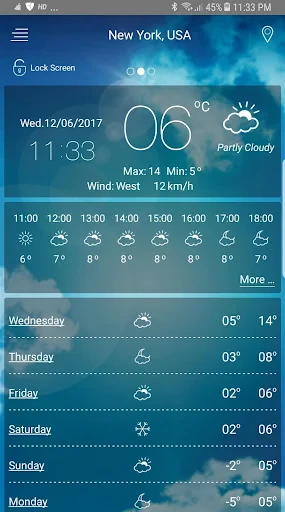 Weather Forecast screenshot