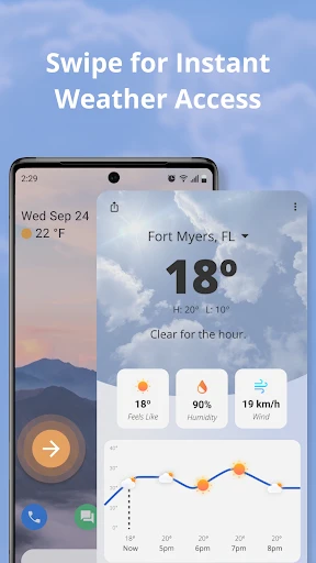 Weather Now Launcher - Radar screenshot