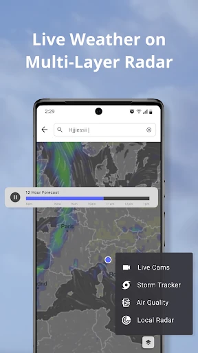 Weather Now Launcher - Radar screenshot