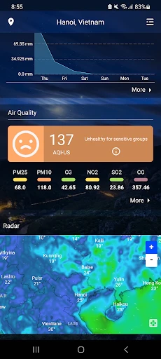 Weather Real-time Forecast screenshot