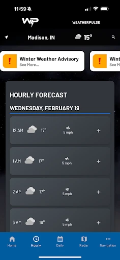 WeatherPulse (WxPulse) screenshot