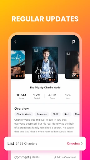 Webfic - Fantastic Reading screenshot