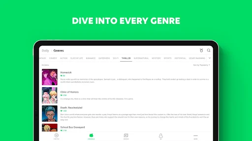 WEBTOON: Manga, Comics, Manhwa screenshot