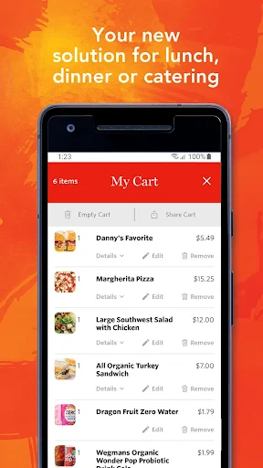 Wegmans Meals 2GO screenshot