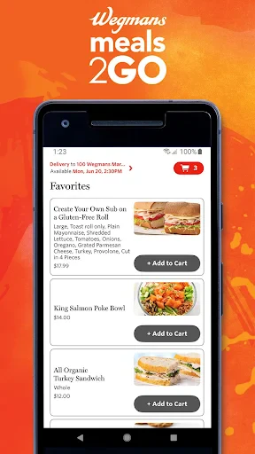Wegmans Meals 2GO screenshot