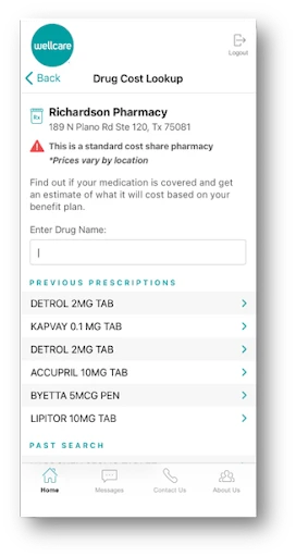 Wellcare+ screenshot