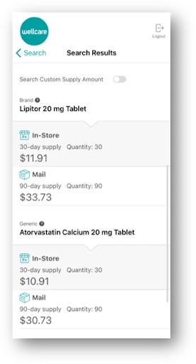Wellcare+ screenshot