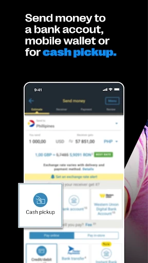 Western Union Send Money Now screenshot